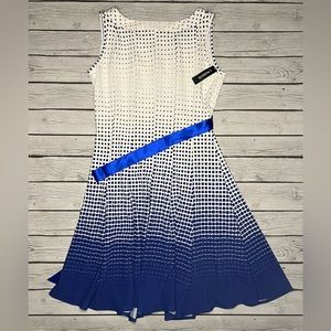 Lavanya Blue and White Dress